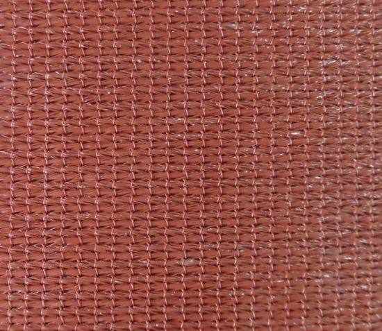 SHADE NET MATERIAL-HDPE- BRICK RED COLOUR