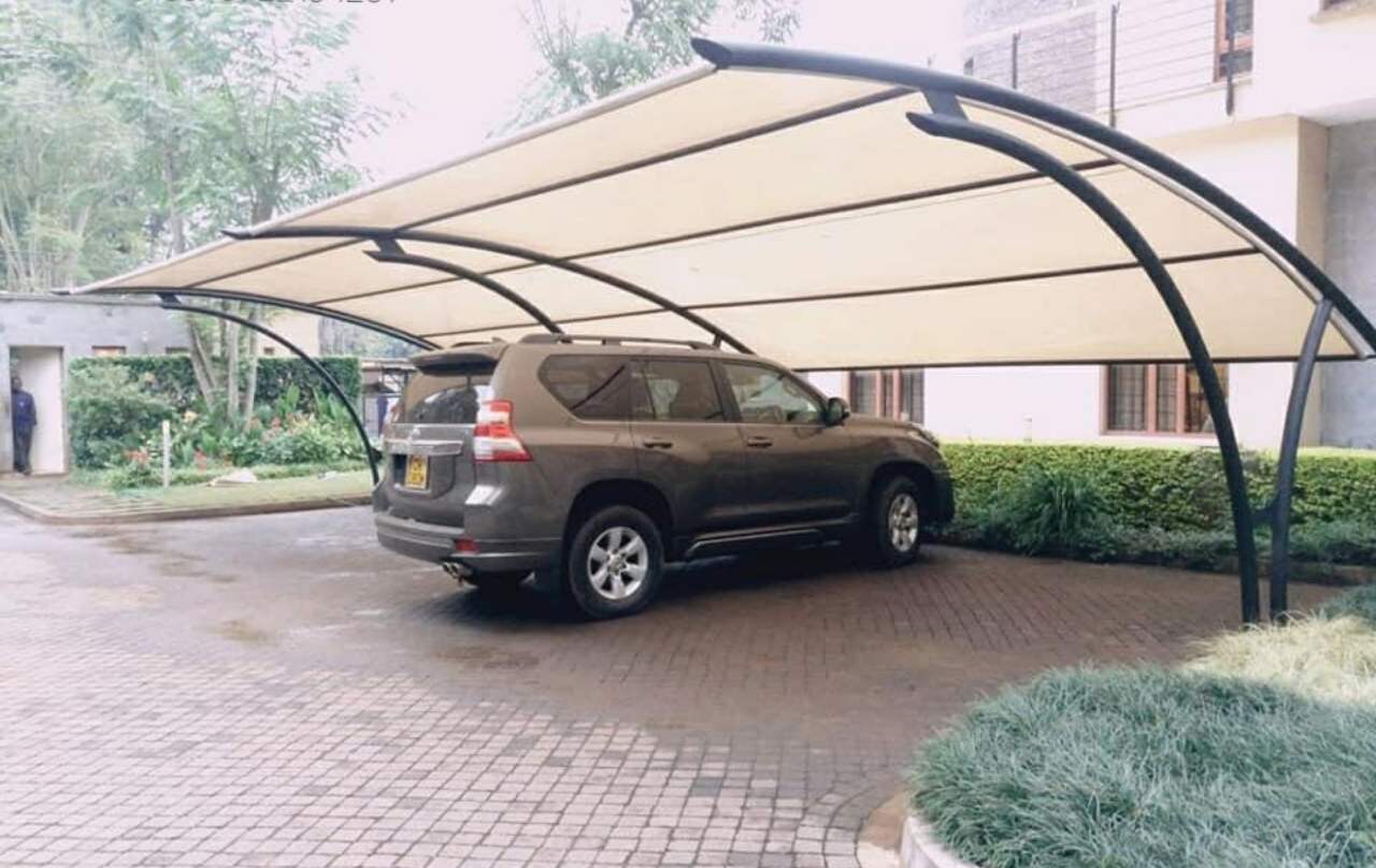 CARPORTS AND SHADEPORTS IN NAIROBI KENYA-VEHICLE PARKNG SHADES-CAR PARKING SHADE