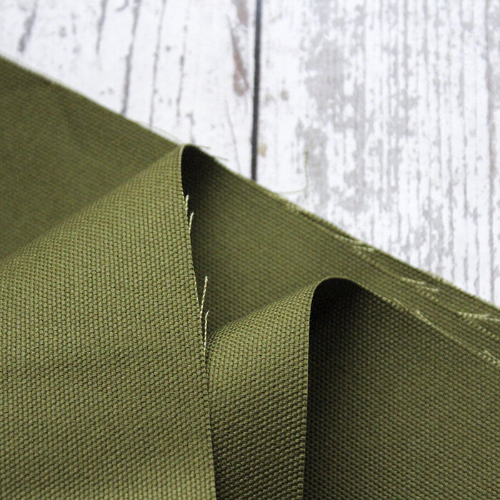 GREEN COTTON CANVAS