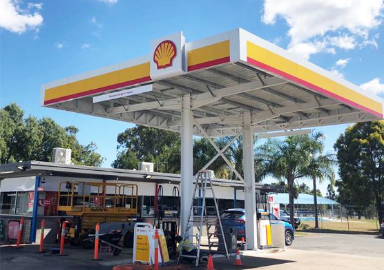 PETROL STATION CANOPY-SERVICE STATION CANOPY-FUEL STATION CANOPY SHADE-GAS STATION CANOPY SHASES MADE IN KENYA