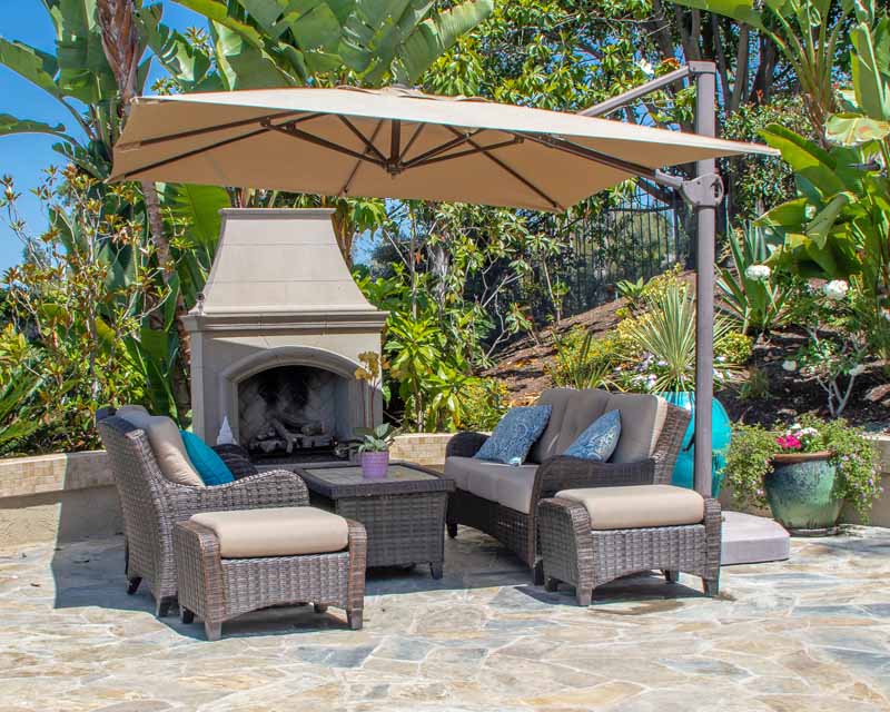 OFFSET PARASOLS-OUTDOOR CANTILEVER UMBRELLAS-POOL UMBRELLAS-GARDEN UMBRELLA-PATIO UMBRELLA