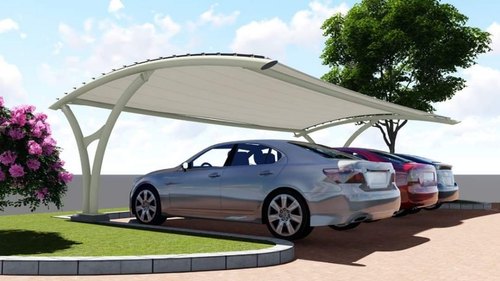 CAR SHEDS-CAR PARKING SHADES-VEHICLE PARKING SHEDS-CURVED PARKING SHADES-CANTILEVER PARKING SHADES-WATERPROOF CAR WASH SHADES