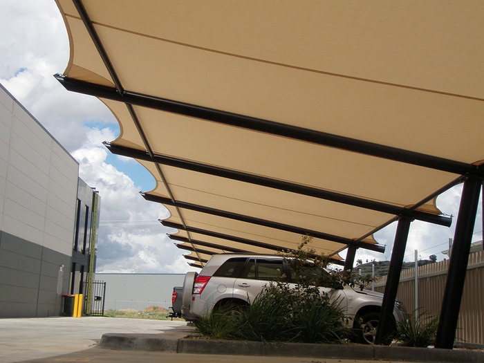 SHADE SAIL-WATERPROOF TENSILE STRUCTURE-TENSIONED STRUCTURE-CAR SHADE FOR LARGE PARKING LOTS-CANTILEVER CAR SHADE-CAR PARK SHADE FOR COMMERCIAL AND RESIDENTIAL USE-CAR WASH SHADE-YARD PARKING SHADE-CURVED DOME PARKING SHADE-CAR PARK CANOPY SHED MANUFACTURING IN KAREN, NAIROBI