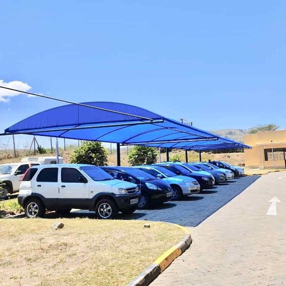 Car Shade for Offices-Carport for Commercial Spaces-Parking Shade-Waterproof Shade-Shade net Canopy-Sun Shade-Car Wash Shade