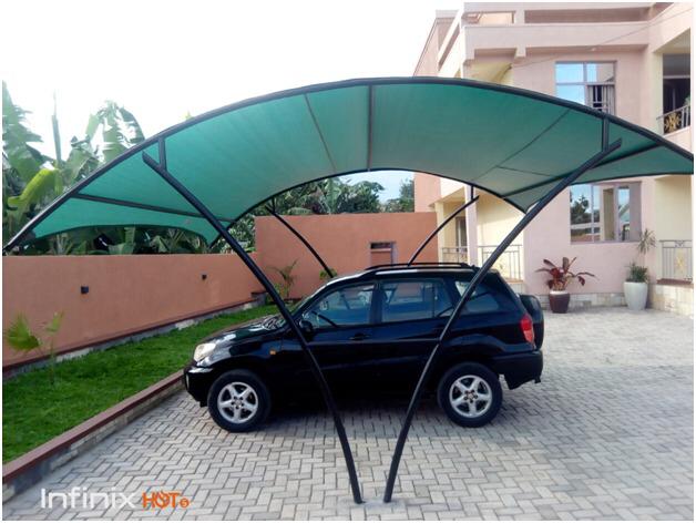 Carport-Cantilever Car Shade-Parking Shade-Shade net cover-Waterproof Shade-Sun Shade for Commercial and residential use-Car Wash Shade-Car shade Canopy for homes and offices