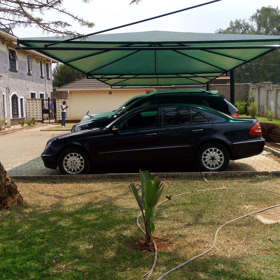 CarPort Shade-Parking Shade for Commercial and Residential Areas-Cantilever Canopy-Curved Car Shade-Waterproof Shade-Sun shade-Vehicle parking cover-Garage Shade-Car Park Tent for Schools, Offices, Churches, Airports, Factories, Companies, University, Hospitals, Colleges, Government Institutions, Military and Arm Bases