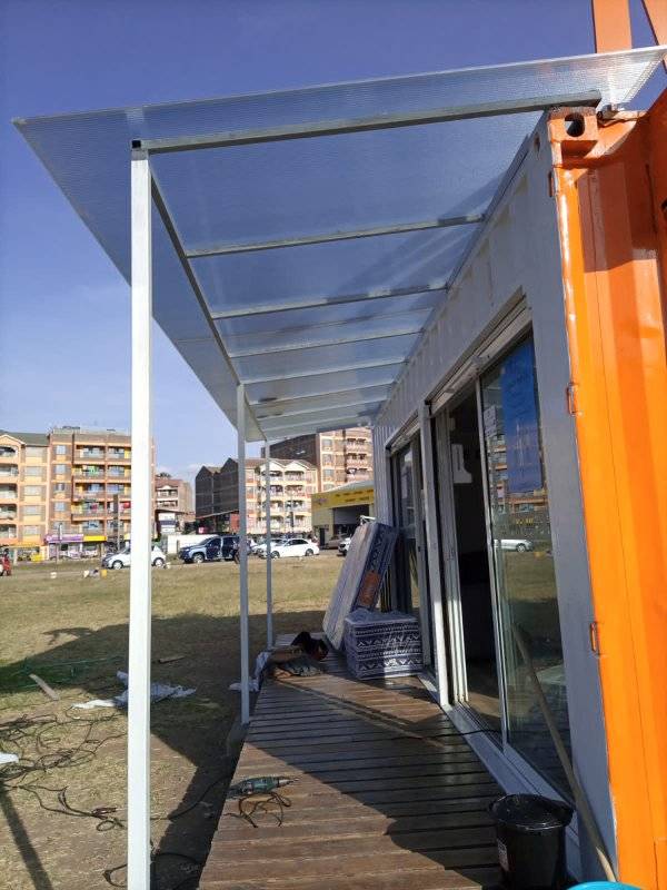 Polycarbonate Canopy Shade-Container Shade Cover Extension