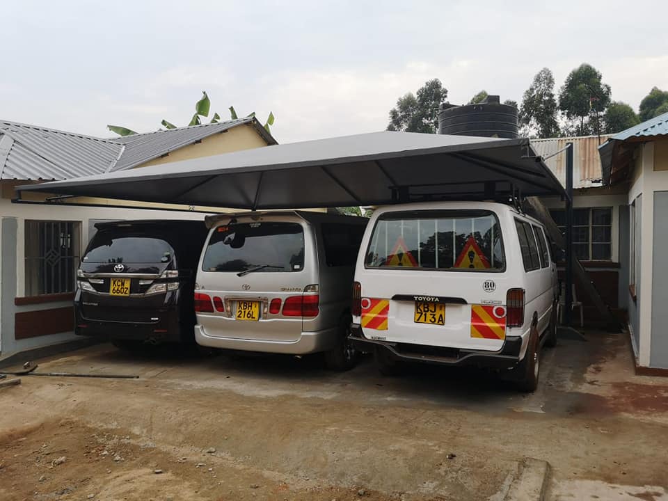 Unique and Modern Carports-Parking Shades-Vehicle Shade Canopies-Cantilever and Curved Shed designs-Waterproof Shade Net Car Covers-Shades for Car Yards-Commercial and Residential Car Shade Installers In Kimilili-Bungoma