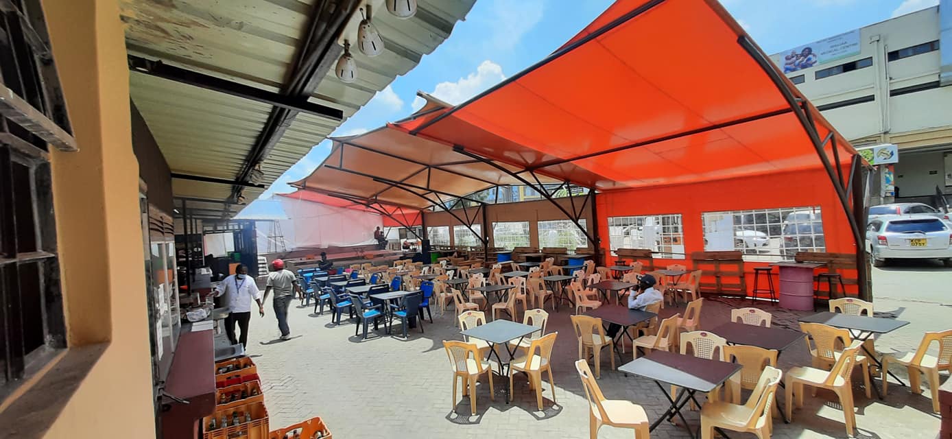 Large Area Canopy-Tensioned Shade-Shade Sail-Tensile Shade-Stretch Tent-Waterproof Shades for Large Gatherings-Restaurants-Hotels-Resorts-Schools-Churches-Offices-Outdoor Shade Manufacturing Company in Kenya