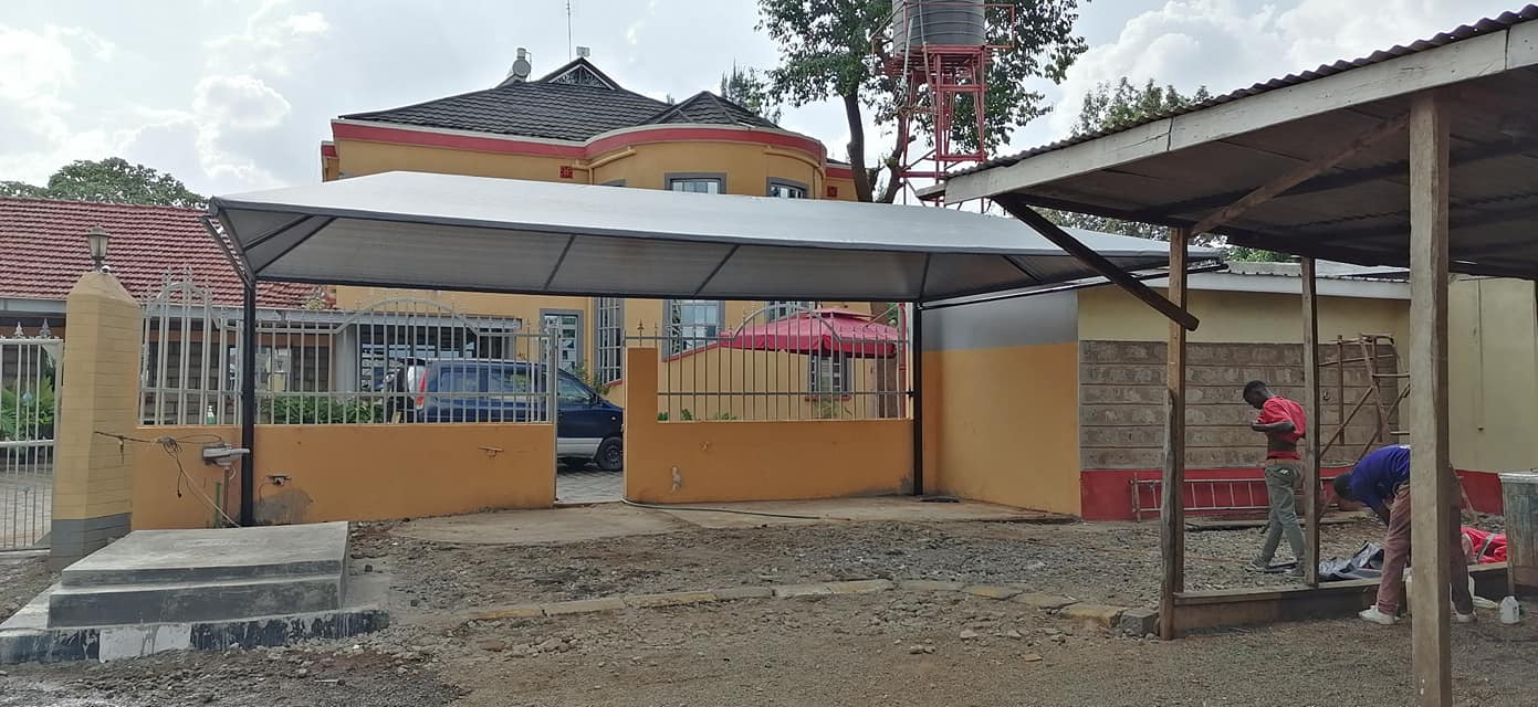 Unique and Modern Car Wash Shades and Carports-Yard Parking Lot Shades-Parking Shades-Vehicle Shade Canopies-Cantilever and Curved Shed designs-Waterproof Shade Net Car Covers-Commercial and Residential Car Shade Installers In Kikuyu, Kiambu Kenya-