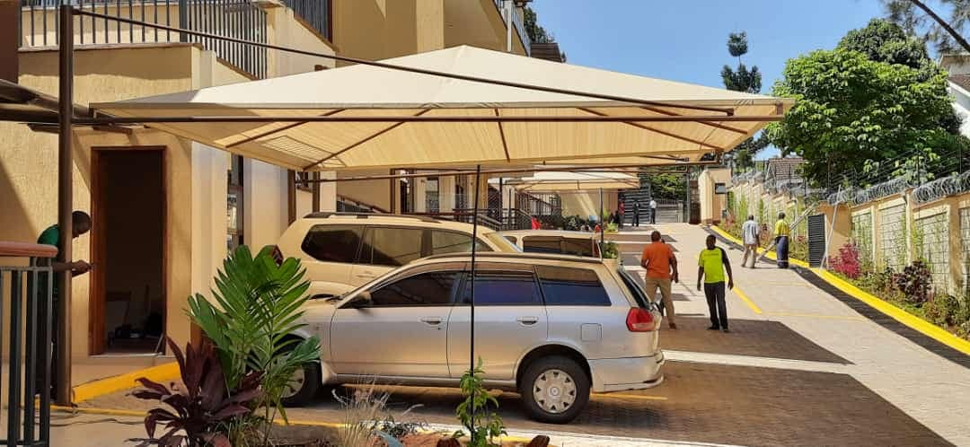 Unique and Modern Car Wash Shades and Carports-Yard Parking Lot Shades-Parking Shades-Vehicle Shade Canopies-Cantilever and Curved Shed designs-Waterproof Shade Net Car Covers-Commercial and Residential Car Shade Installers In Lavington, Nairobi Kenya-