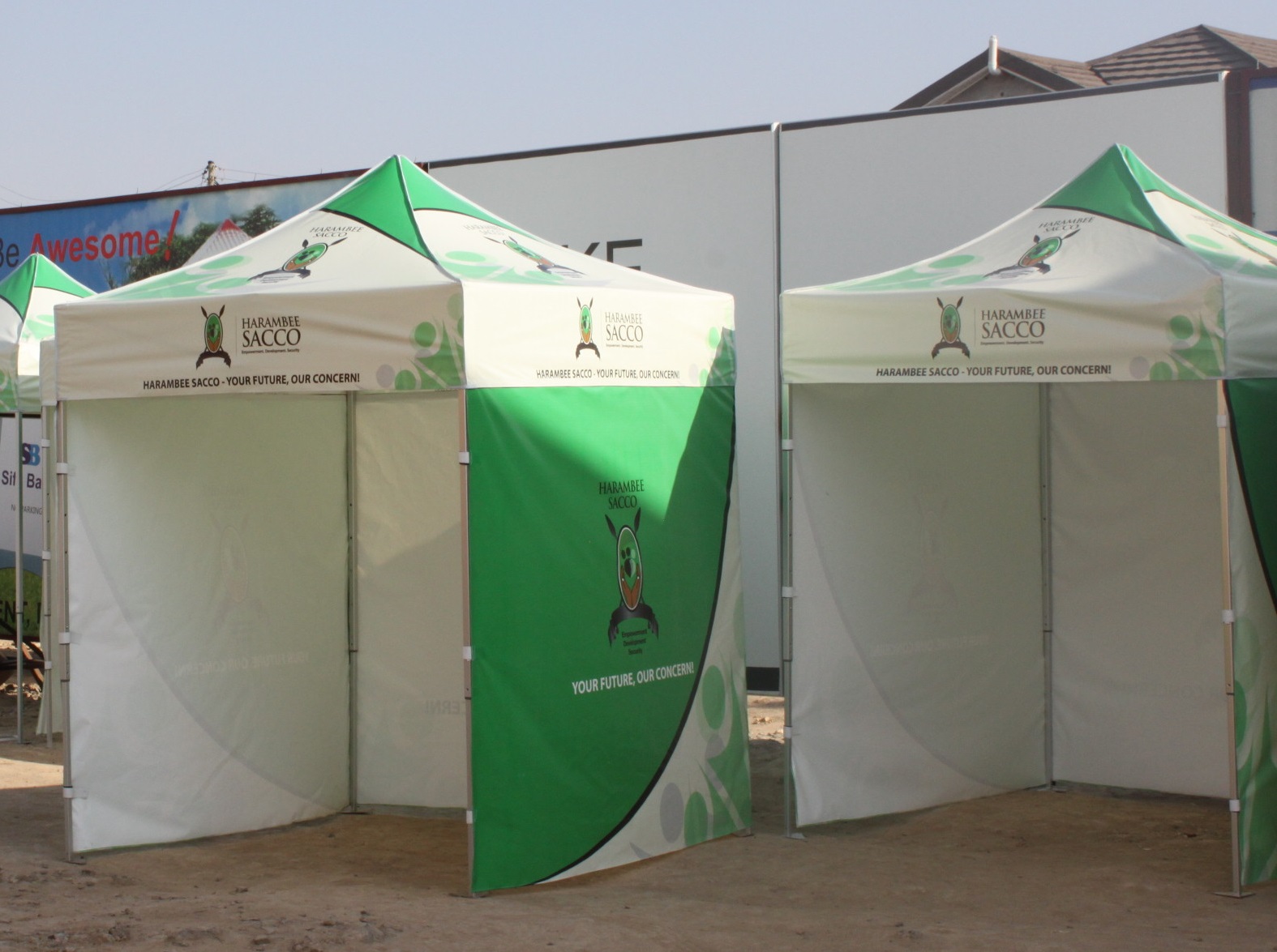 We Manufacture, Sell and Supply Printed Exhibition Tents, Market Activation Tents, Branded Gazebos, Pop-Up Tents, Foldable Frame Tents and Portable Tents