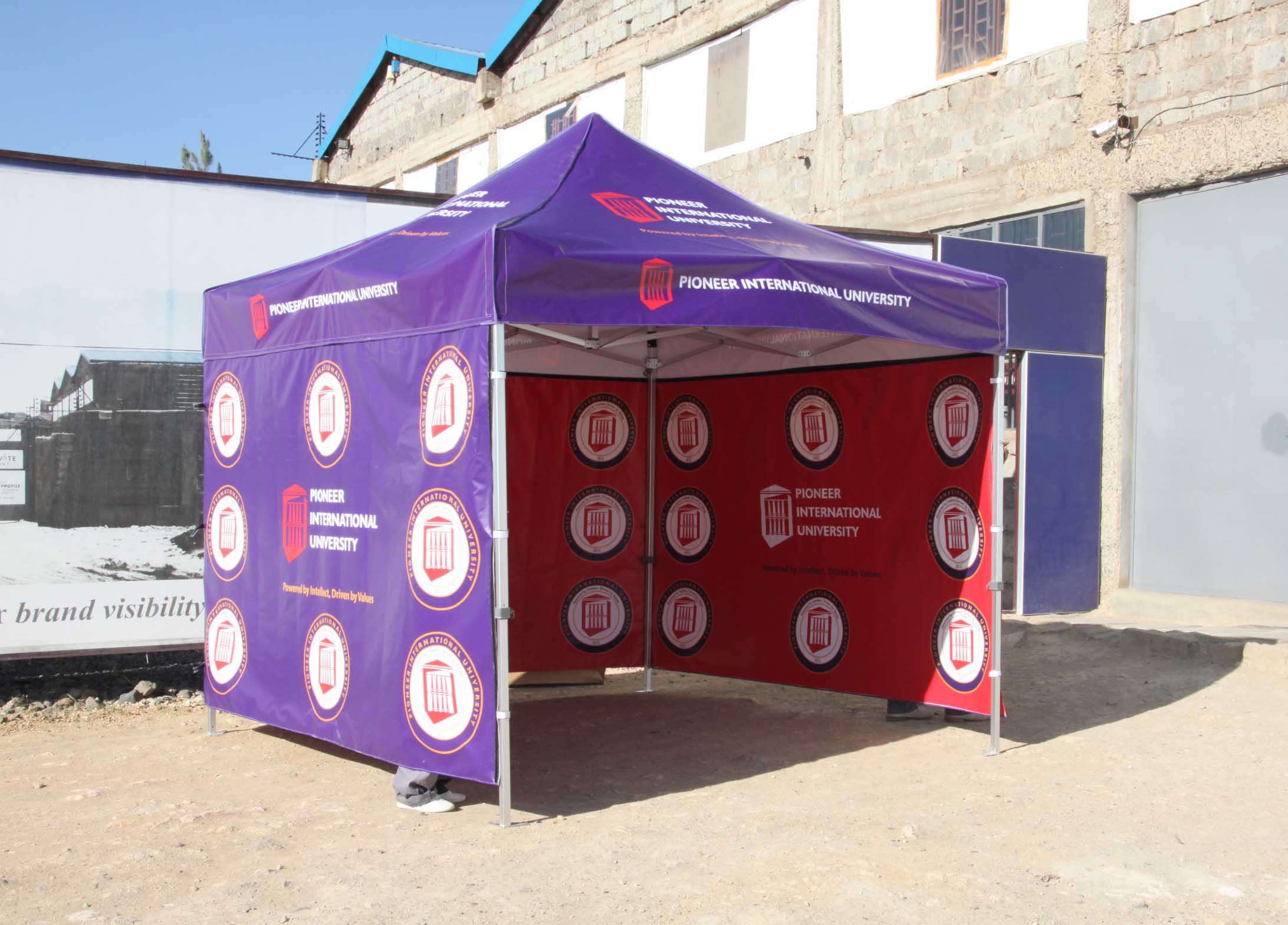 We Manufacture, Sell and Supply Printed Exhibition Tents, Market Activation Tents, Branded Gazebos, Pop-Up Tents, Foldable Frame Tents and Portable Tents