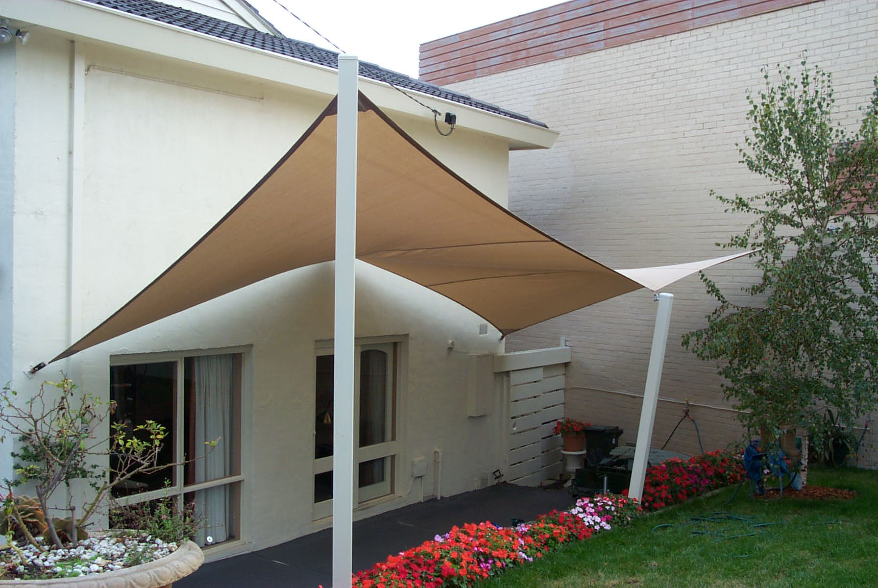 Waterproof Shade Sails-Rooftop Shade-Penthouse Shade-Patio Shades-Balcony Shades-Veranda Shades-Garden Shades-Triangle Sail-Square Sail-Rectangle Sail