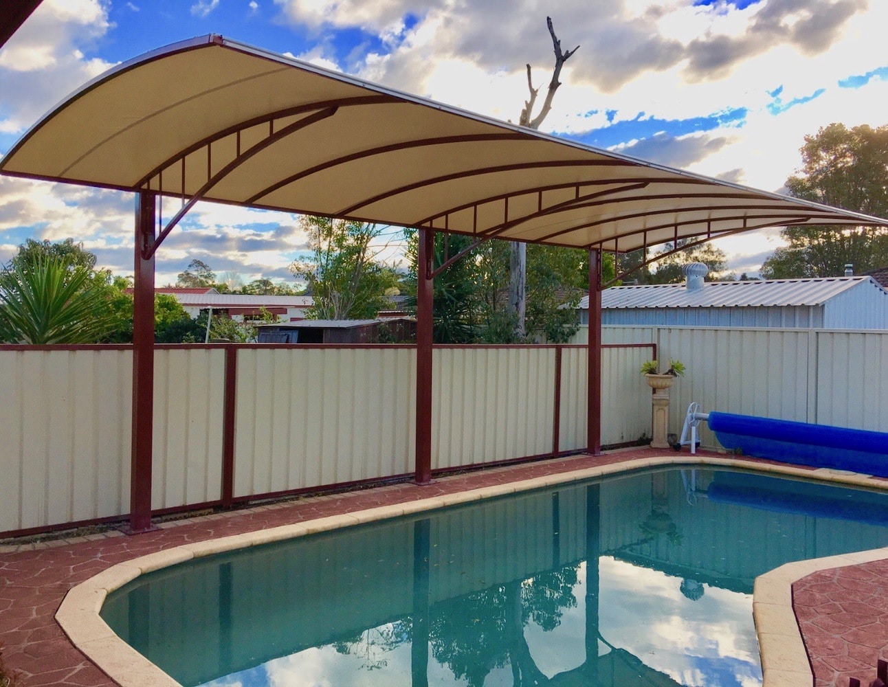 Pool Area Shades-Outdoor Shades-Sunshade-Canopy