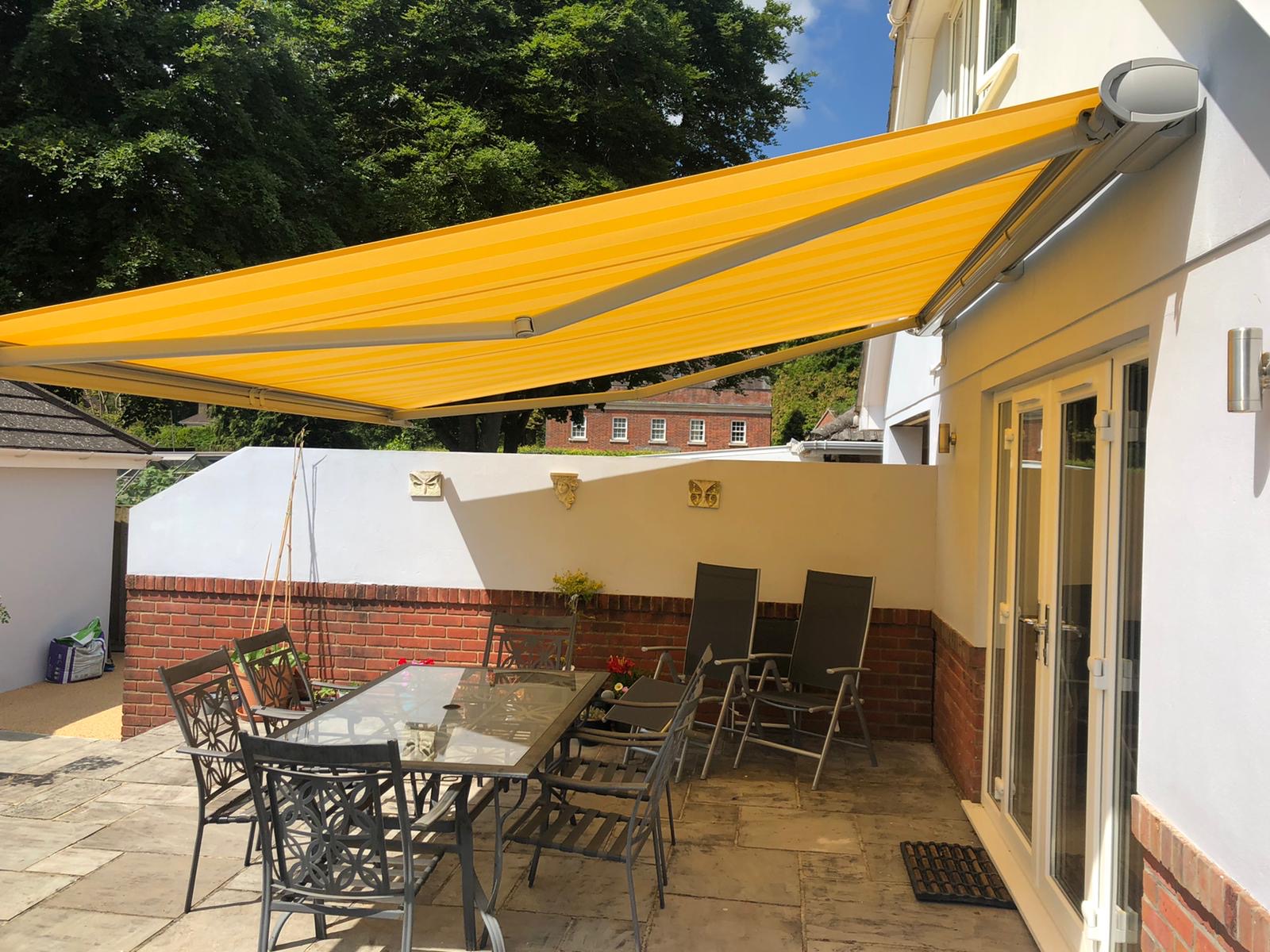 We sell, supply and install quality retractable awnings in Kenya-Leading Manufacturer of adjustable awnings