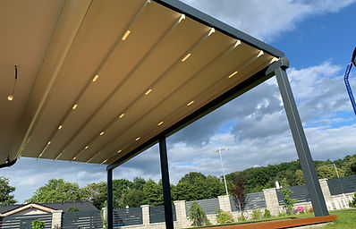 Motorized and Manual Retractable Pergolas Manufacturing Company in Kenya-Sun Resistant and Waterproof Pergolas-Adjustable Pergolas-Retractable Canopy or Pergola with Fabric