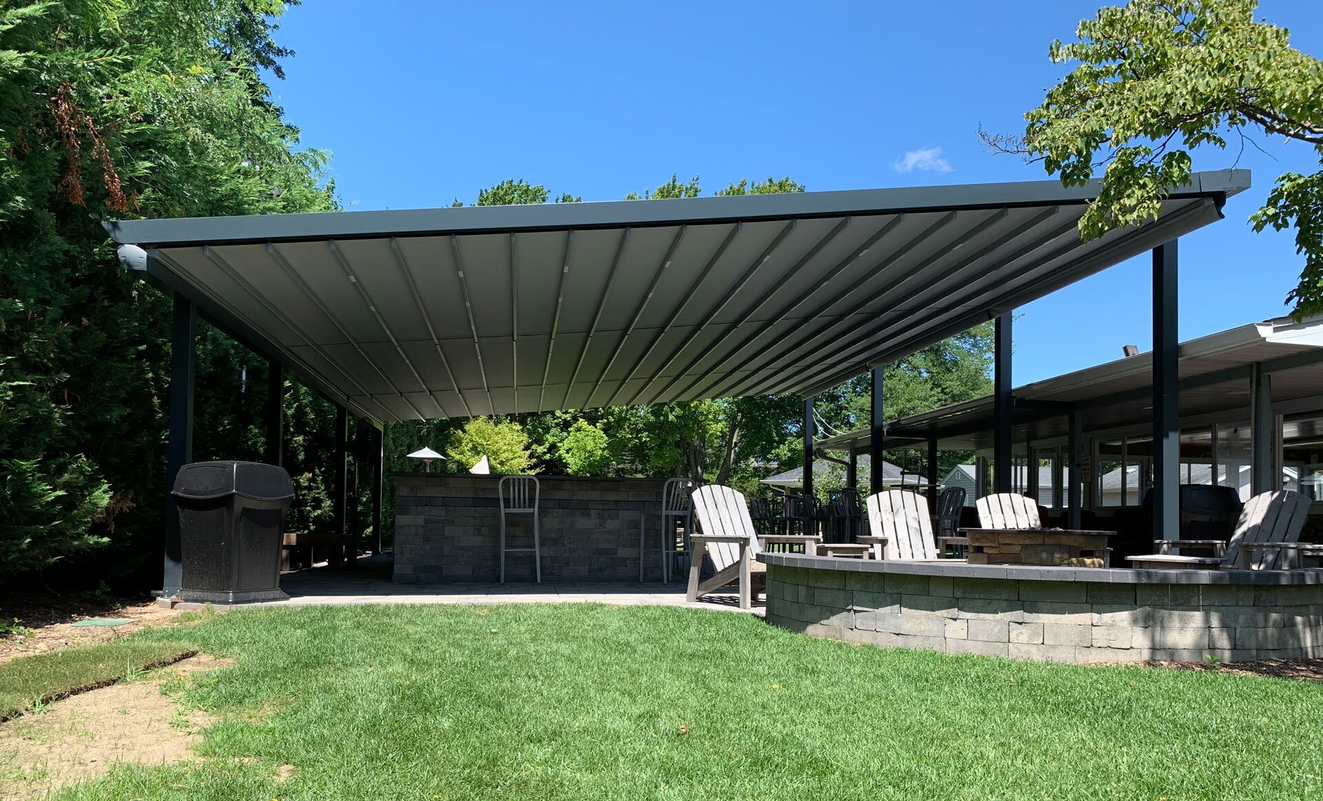 Motorized and Manual Retractable Pergolas Manufacturing Company in Kenya-Sun Resistant and Waterproof Pergolas-Adjustable Pergolas-Retractable Canopy or Pergola with Fabric-Quality and Durable Retractable Awning Supplier and Installer in Westlands Nairobi