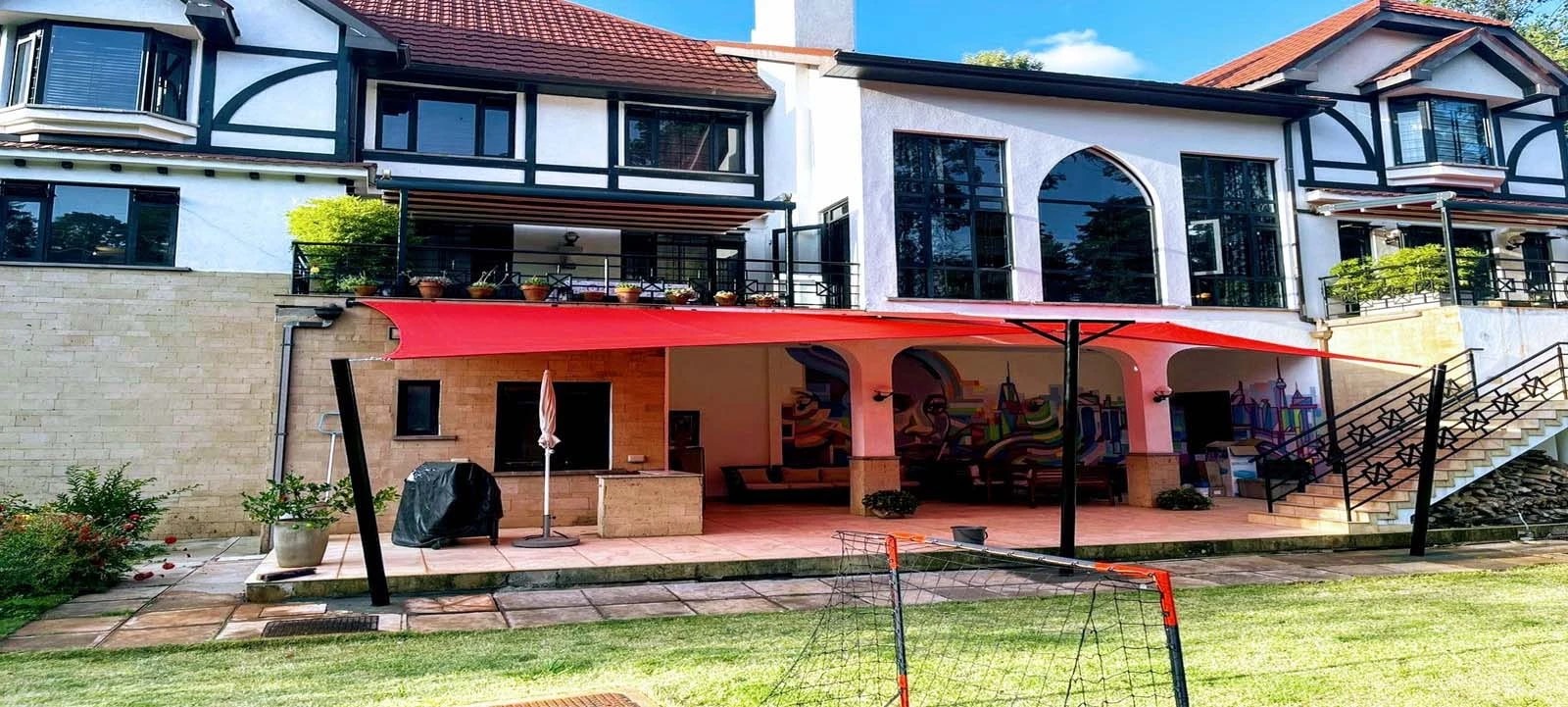 We supply and install high quality unique shade sails in Kenya-Outdoor shades-Patio shades-Verandah shades-Balcony shades-Commercial shades-Residential shades-Affordable shades for homes and offices