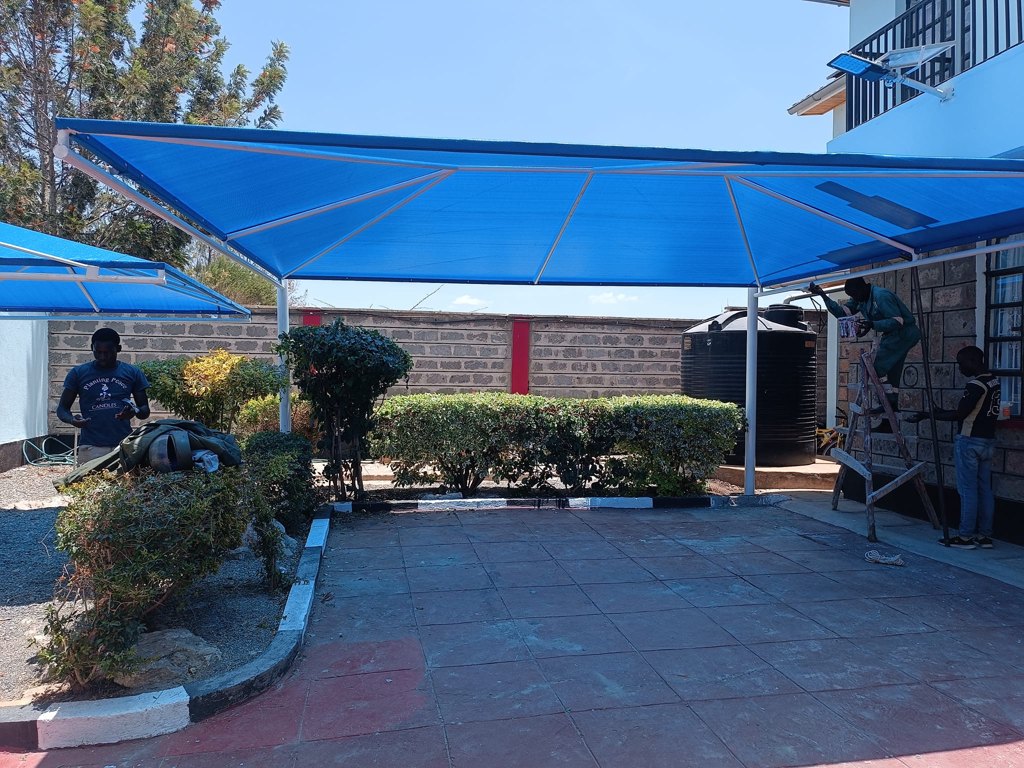 We manufacture quality and affordable waterproof car park shades in Kenya