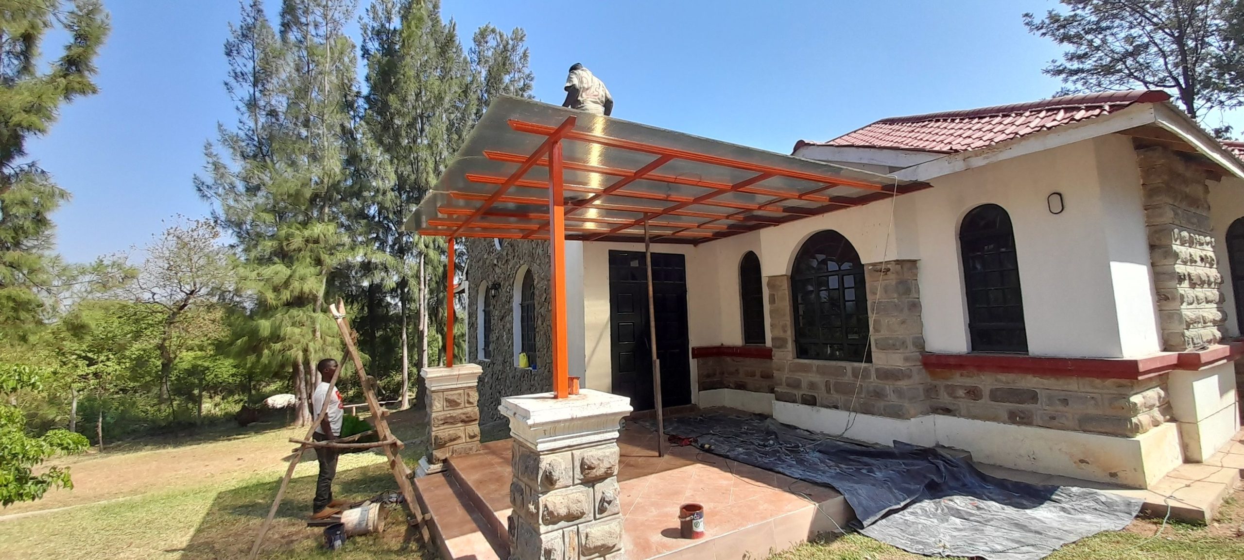 Polycarbonate Pergola-Canopy-Verandah Covers-Patio Covers-Balcony Covers-Garden Shades-Backyard Shades-Terrace Shades-Rooftop Shades-Pool Area Shades-Outdoor Shades