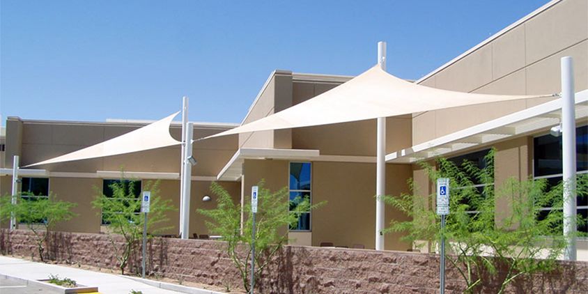 Waterproof Outdoor Shades-Shades for Outdoor Dining Areas (Alfresco)-Patio Shades-Balcony Shades-Garden Shades-Veranda Shades-Shade Sails for Commercial and Residential Spaces