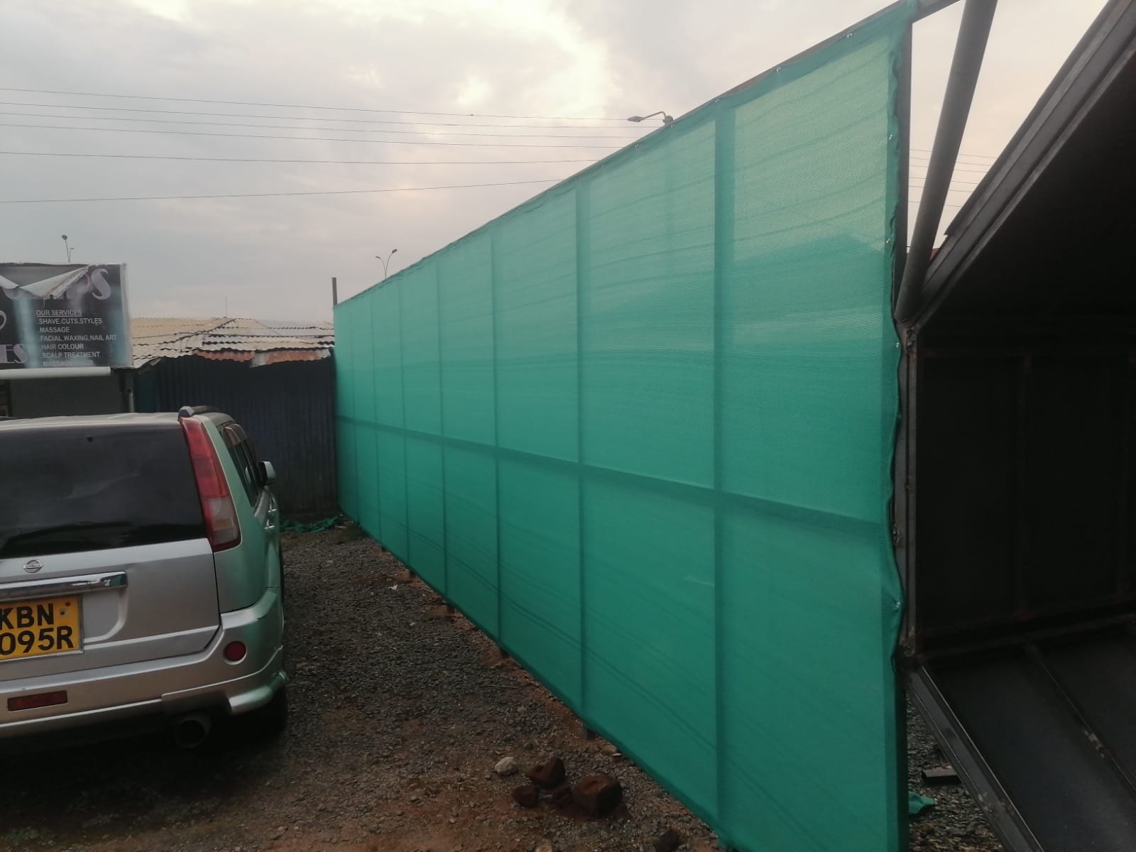 We install good quality perimeter wall privacy screen fences