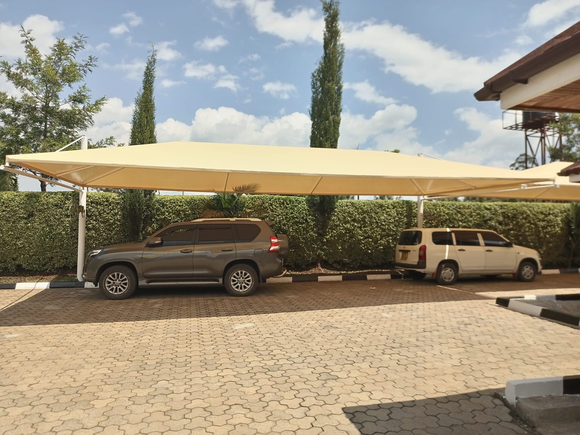 CARPORTS AND SHADE PORTS IN NAIROBI KENYAVEHICLE PARKNG SHADESCAR