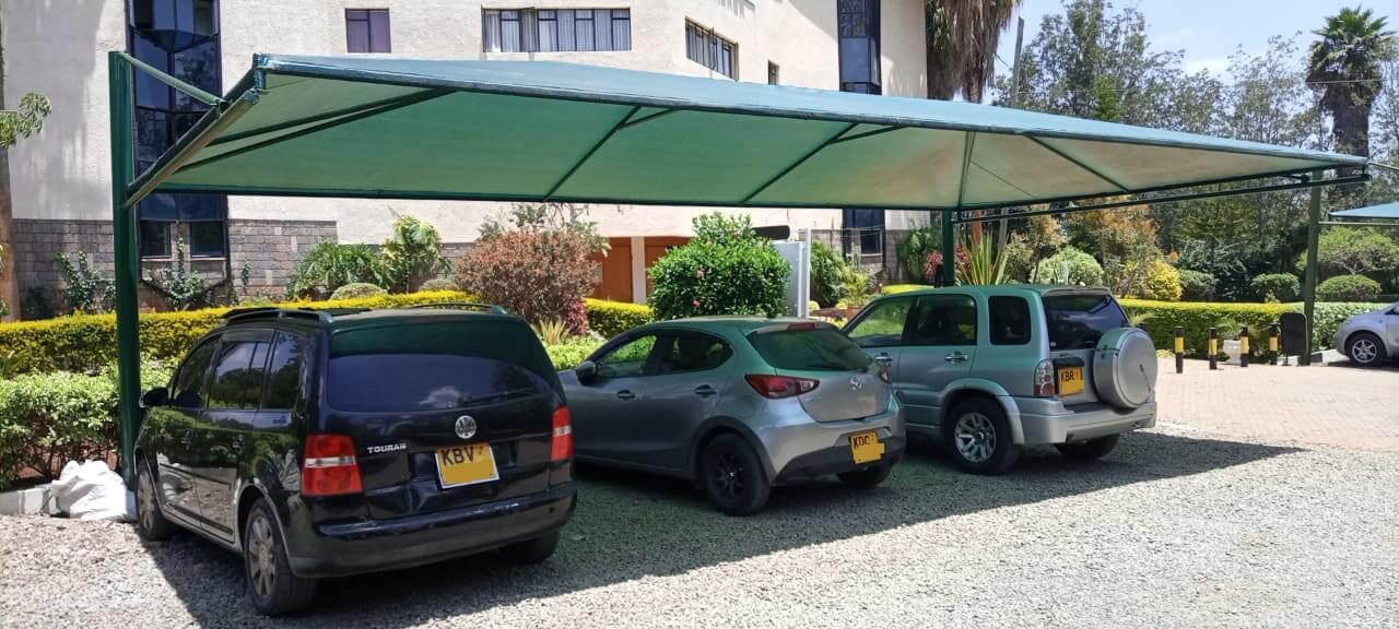 We install quality car parking shades and carports in Thika