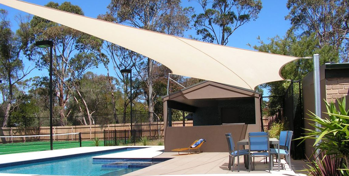 We supply and install swimming pool shade covers and shade sails in Mombasa