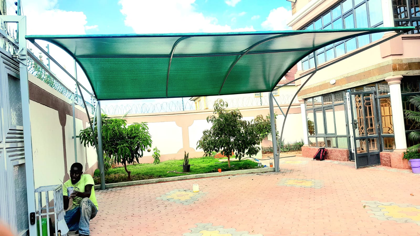 We fabricate and install carports and parking shade canopies in Lavington, Nairobi