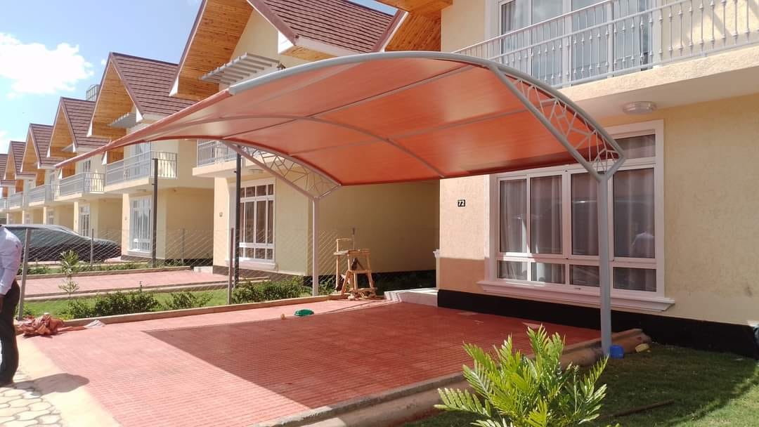 We fabricate and install carports and parking shade canopies in Lavington, Nairobi