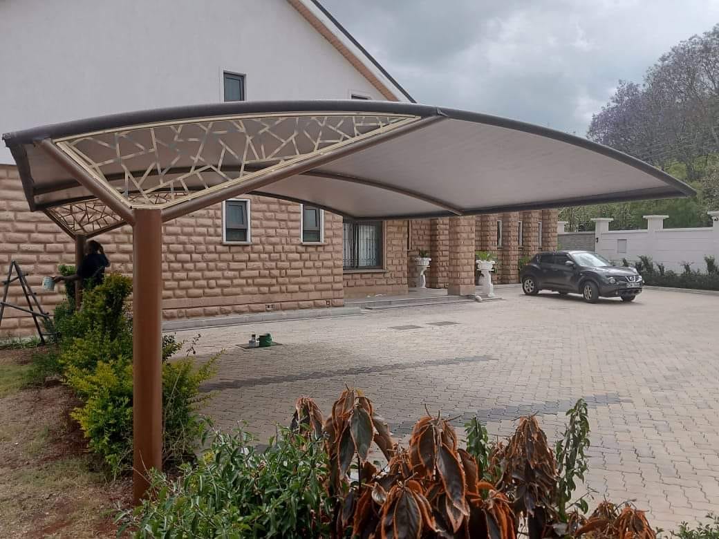 We fabricate and install carports and parking shade canopies in Lavington, Nairobi