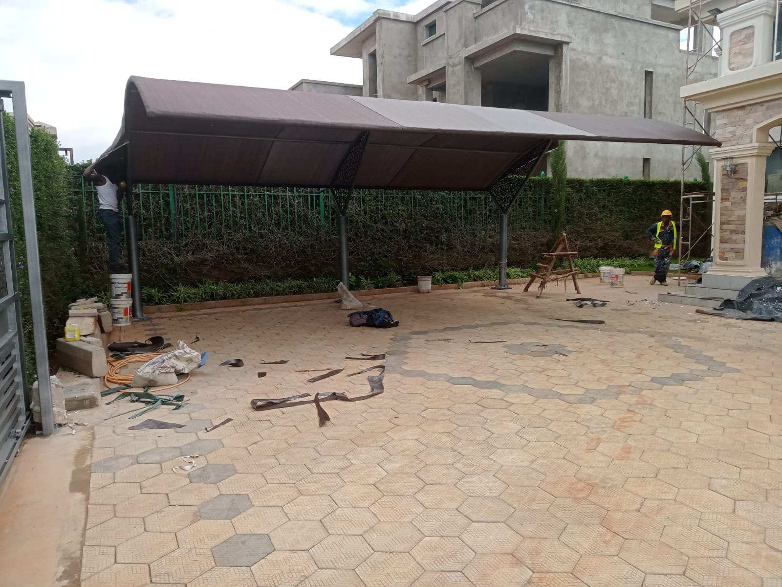 We fabricate and install carports and parking shade canopies in Lavington, Nairobi