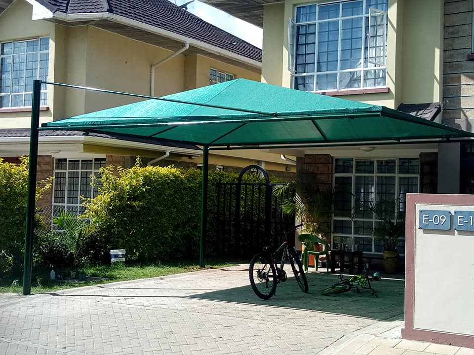 We fabricate and install carports and parking shade canopies in Lavington, Nairobi