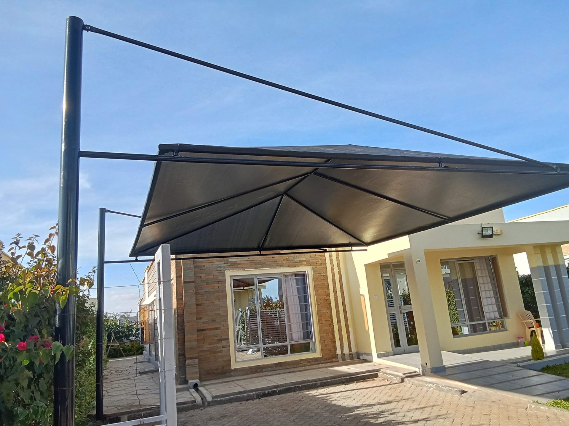 We Fabricate and Install affordable waterproof carports and durable parking shades in Kamakis