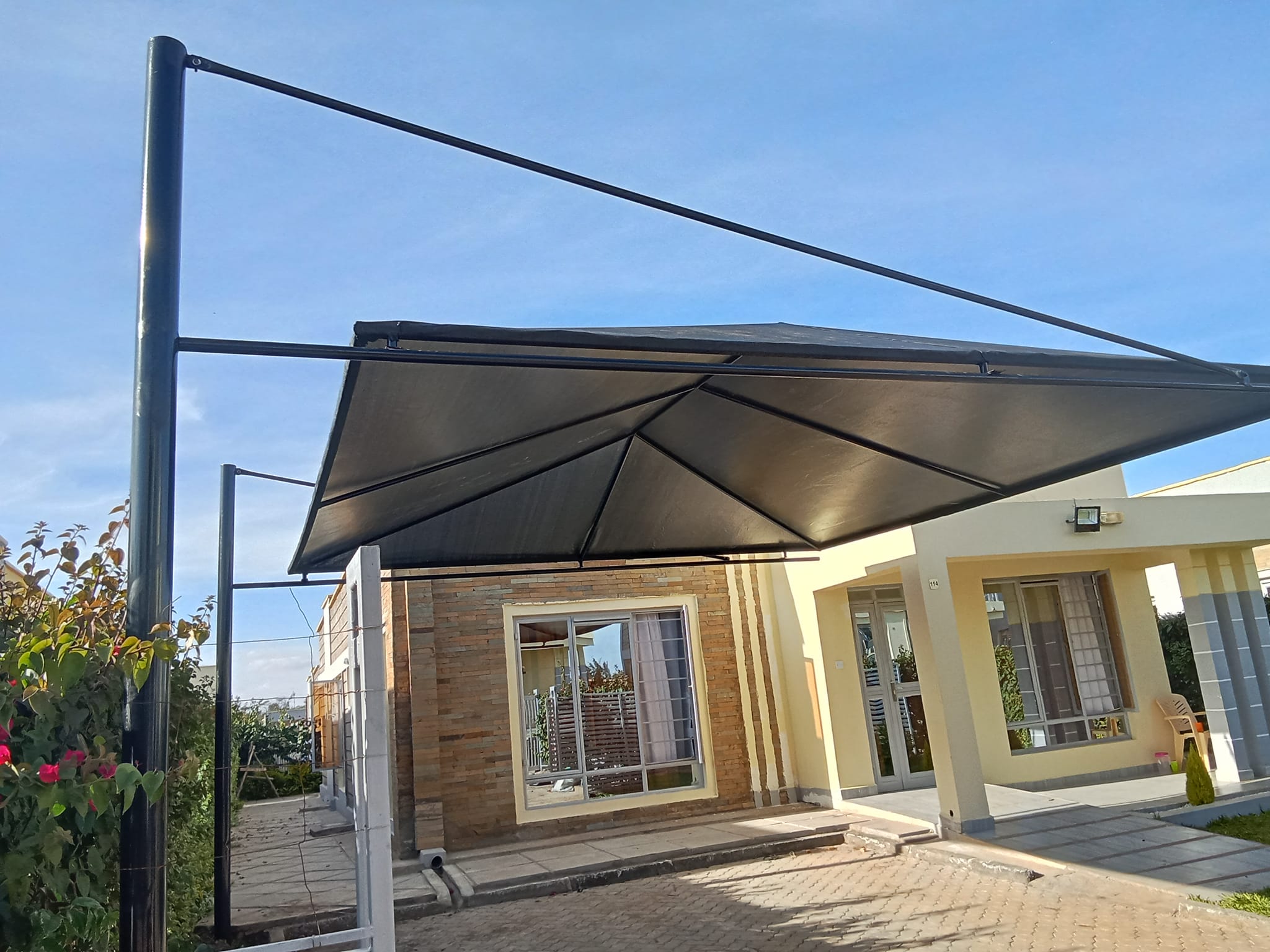 We Fabricate and Install affordable waterproof carports and durable parking shades in Kamakis