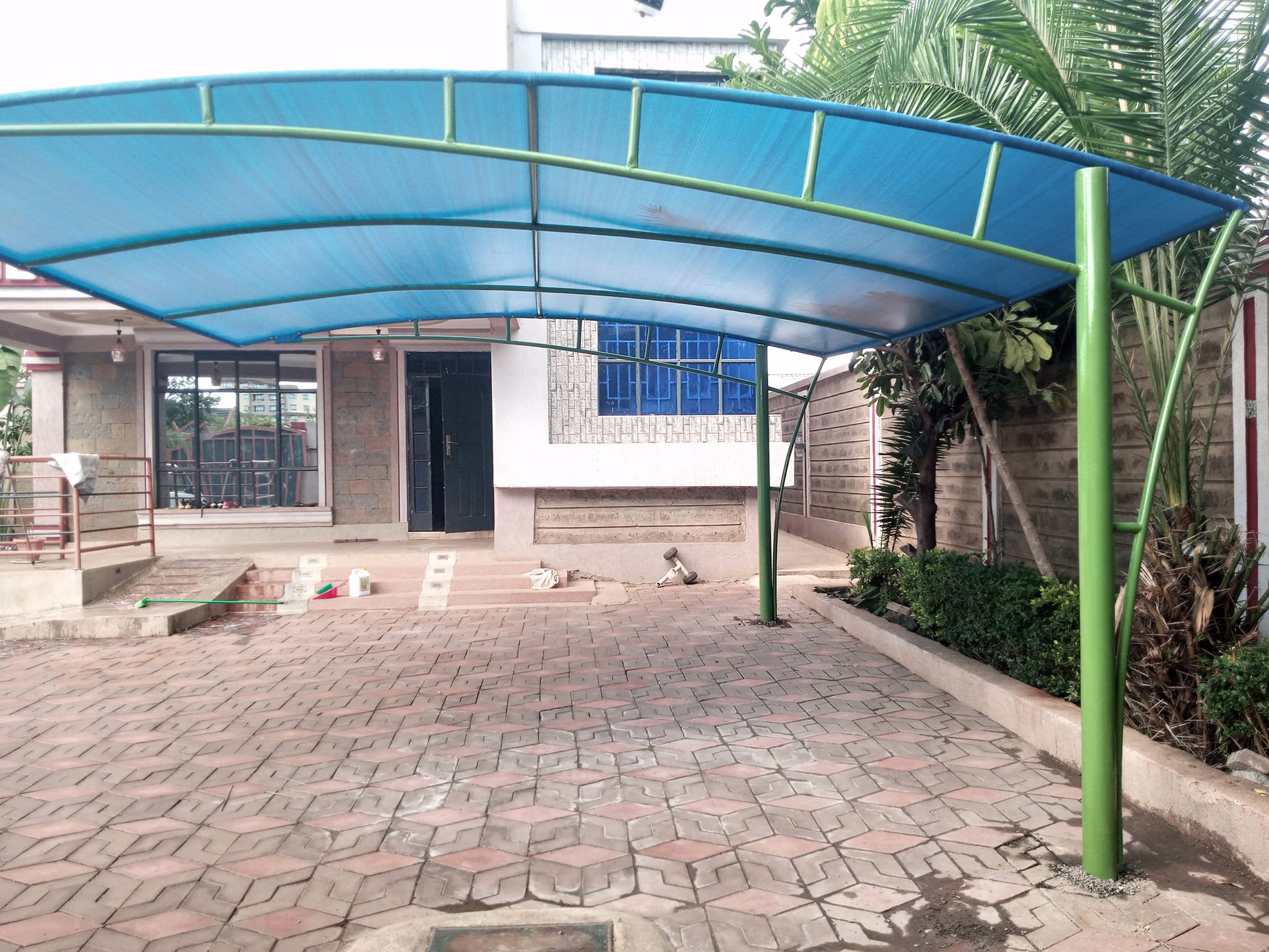 We Fabricate and Install affordable waterproof carports and durable parking shades along Eastern Bypass