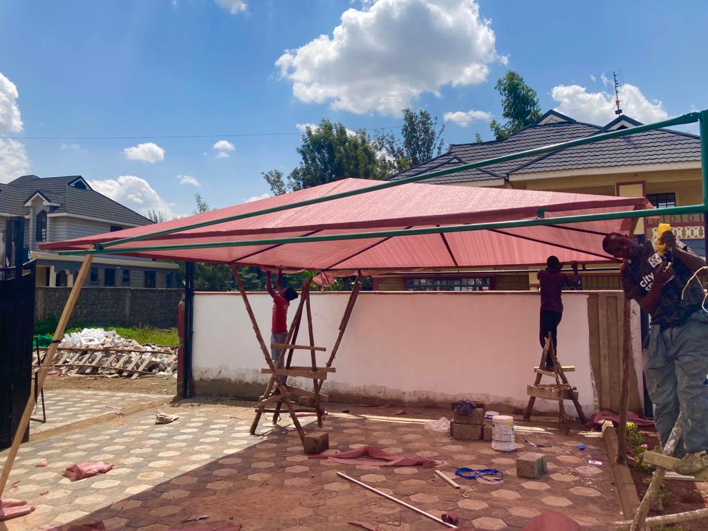 Durable and waterproof carports and parking shade installers in Thika Green Golf Estate