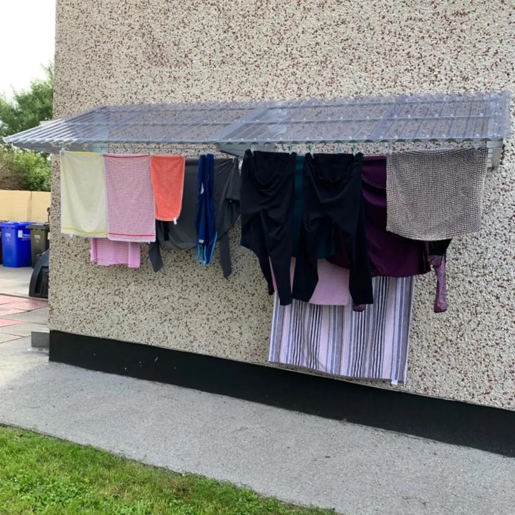 We supply and install Washing area covers-Clotheslines Canopy- Laundry Area Shades