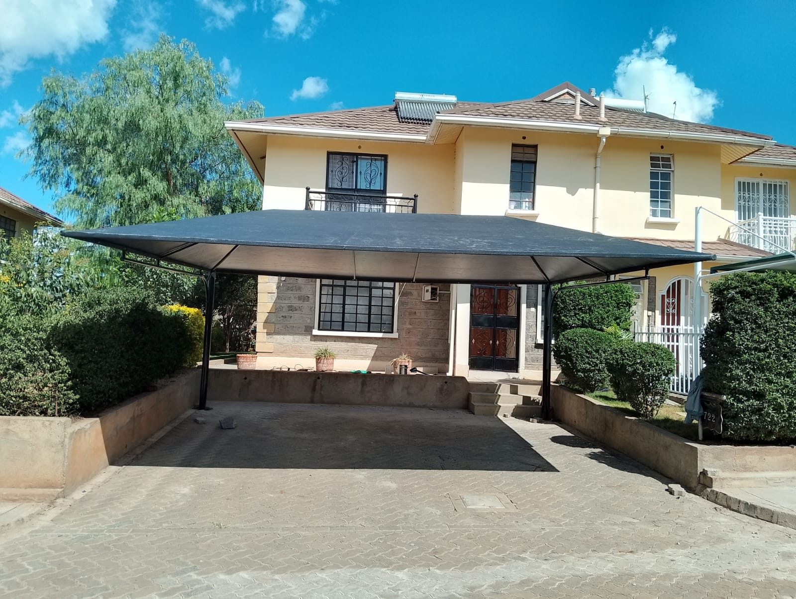 We Fabricate and Install affordable waterproof carports and durable parking shades along Eastern Bypass