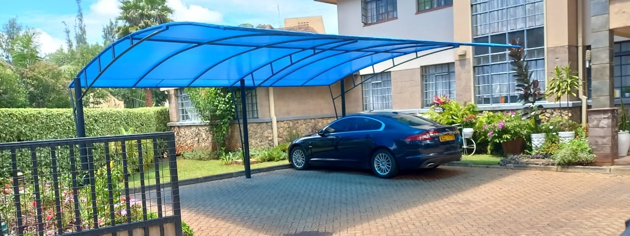 We supply and install outdoor shades, carports and parking shade canopies for villas, maisonettes and town house in Kenya