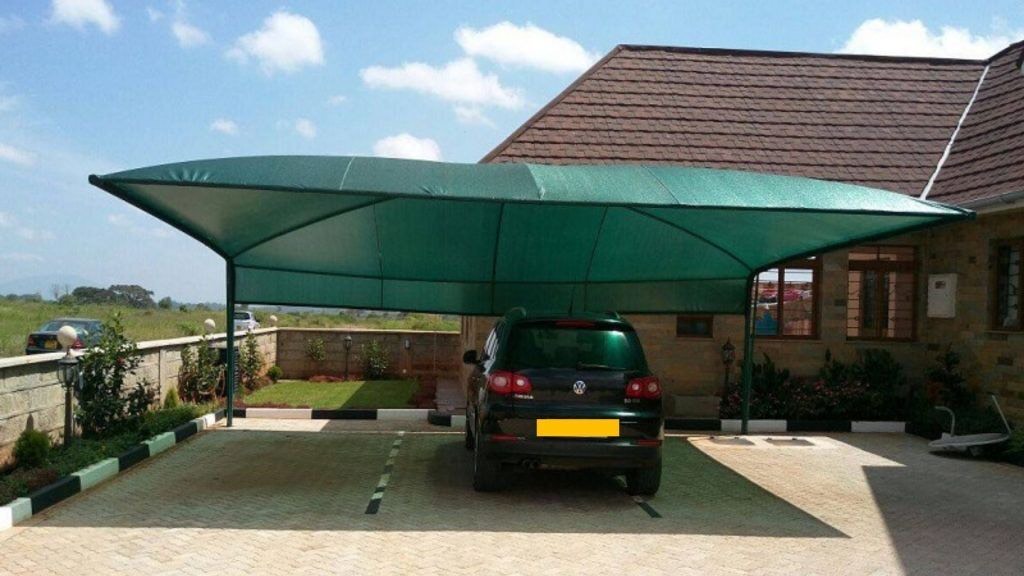 We supply and install waterproof, durable, affordable and high quality car parking shades in Thika Greens Gold Estate-Kiambu