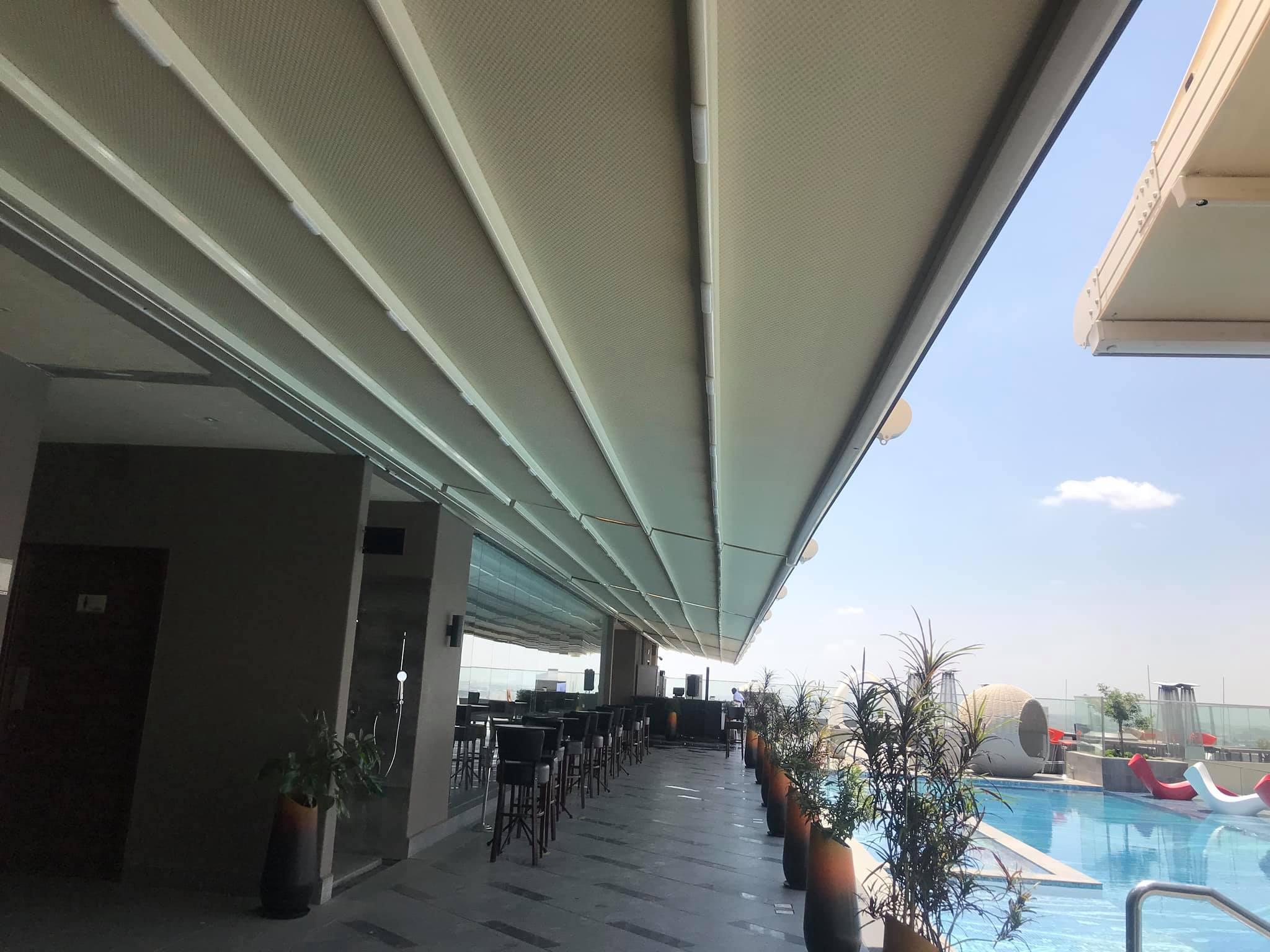 We supply and install durable and good quality motorized retractable pergolas on Mombasa Road, Nairobi Kenya