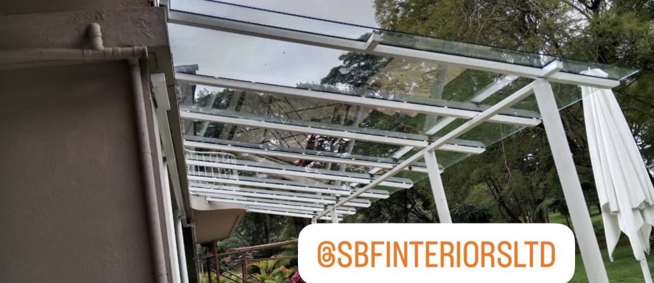 Glass Contractors in Nairobi Kenya- We supply and install glass awnings and glass canopies for rooftops, verandas, balconies, patios and backyards