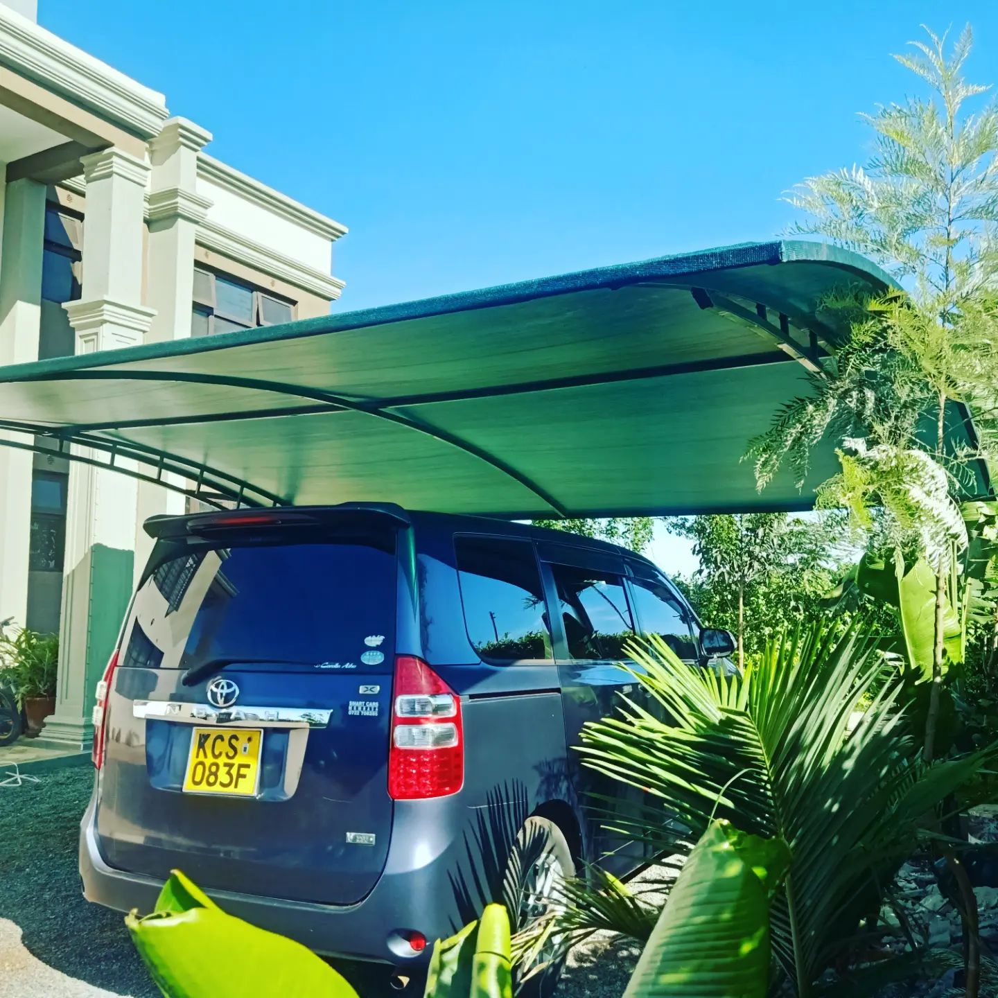 Car Parking Shade Company in Tatu City-Kiambu