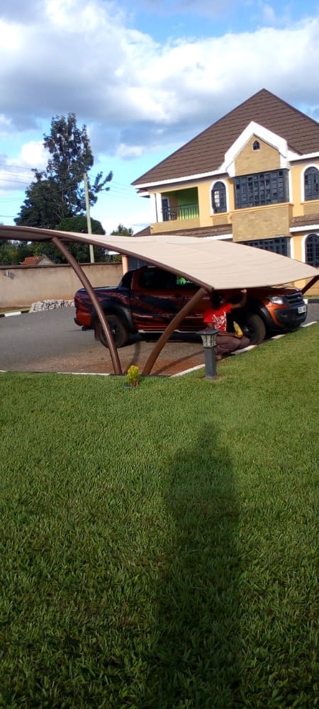 Car Parking Shades Company along Kenyatta Road