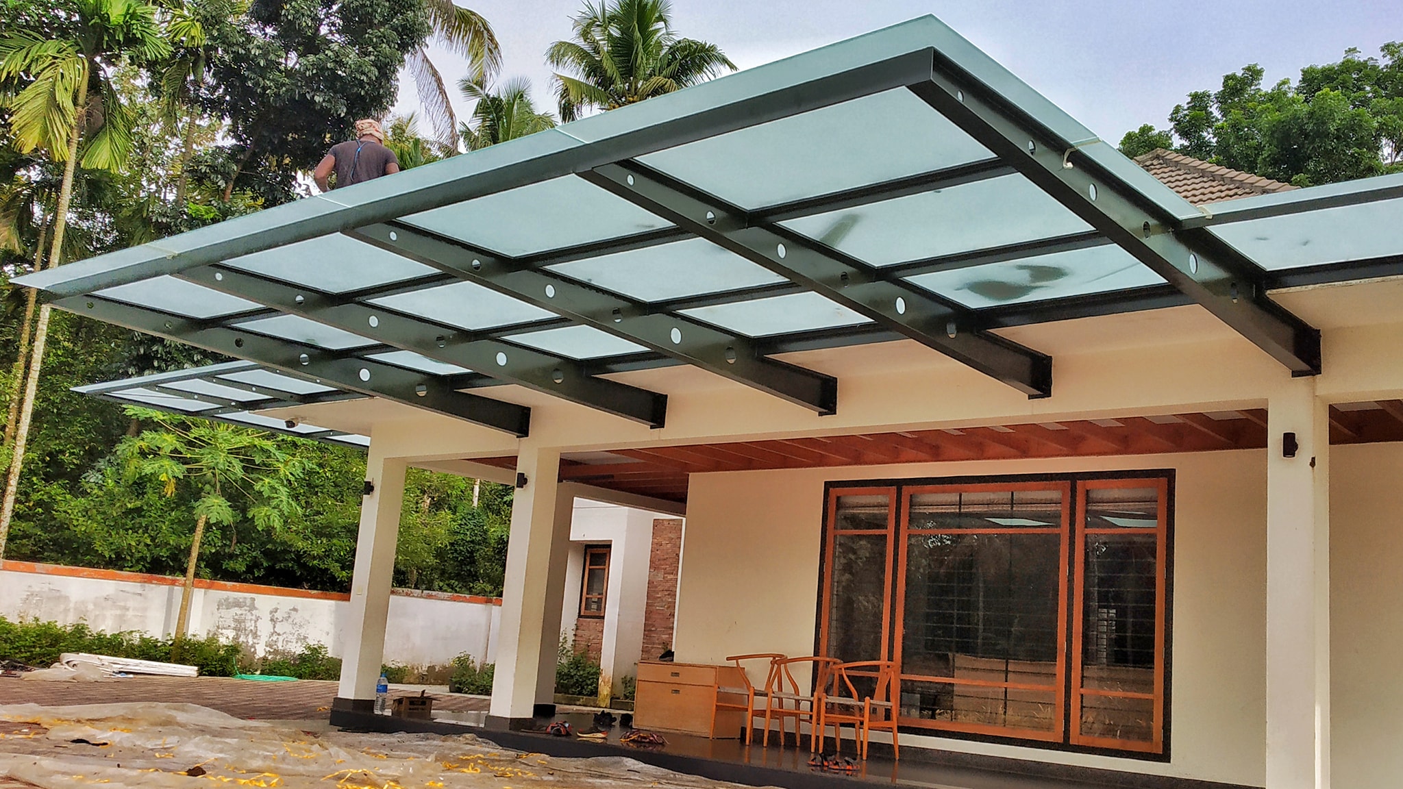 Glass Canopy and Glass Pergola Company in Thome Estate, Nairobi Kenya