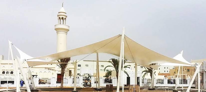 Ferrari Material Shade Sails for Mosques and Masjid