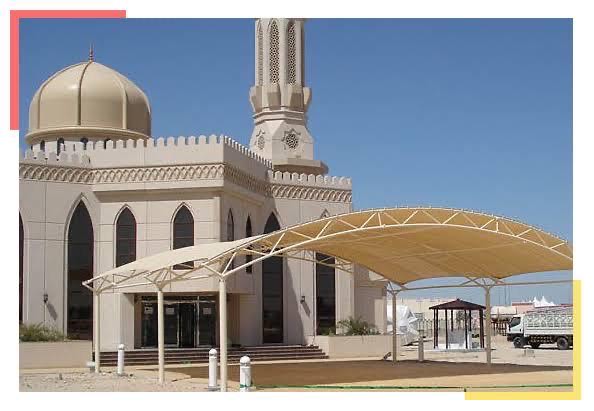 Ferrari Material Canopies for Mosques and Masjid